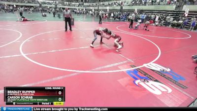 85 lbs Cons. Round 3 - Carson Schrab, Belmont-Platteville Youth Wrestling Club vs Bradley Rupiper, X-Factor Elite Wrestling