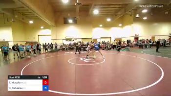 110 lbs Quarters - Samuel Murphy, McDonald County High School Wrestling vs Nicholas Sahakian, St. John Bosco High School Wrestling