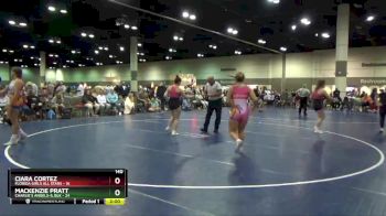 140 lbs Round 2 (16 Team) - Mackenzie Pratt, Charlie`s Angels-IL Blk vs Ciara Cortez, Florida Girls All Stars