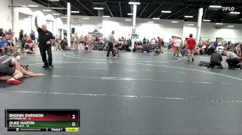 165 lbs Round 3 (4 Team) - Duke Martin, PA Alliance vs Rhonin Swenson, Outsiders WC