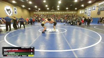 190 lbs Cons. Round 1 - Rafa Chavez, North Monterey County Hs vs Bradley Lofton, Delta