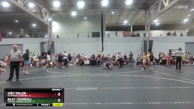 80 lbs Round 1 (6 Team) - Riley Crandall, Steller Trained Mantis vs Joey Miller, U2 Upstate Uprising