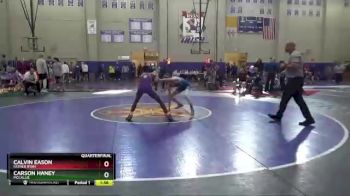 120 lbs Quarterfinal - Carson Haney, McCallie vs Calvin Eason, Father Ryan