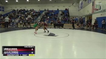 110 lbs Cons. Round 2 - Kaitlyn Moreno, East Los Angeles College vs Jenelle Gozun, Mt. San Antonio College