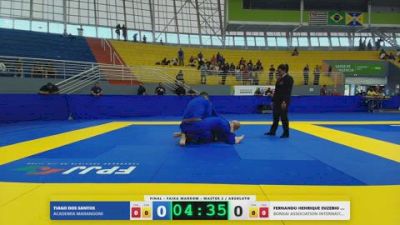 TIAGO DOS SANTOS vs FERNANDO HENRIQUE EUZEBIO DE SOU 2026 FPJJ Circuito Paulista GI Etapa 3