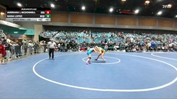 125 lbs Cons. Round 4 - Nadia Lopez, Mcqueen vs Aubriana L McDonnell, Gregori