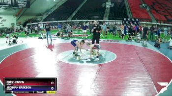 75 lbs Quarterfinal - Brex Jensen, Utah vs Jedidiah Erekson, Idaho