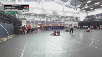174 lbs Quarterfinal - Marcos Nava, Victor Valley College vs Wendell Mitchell, Mt. San Antonio College