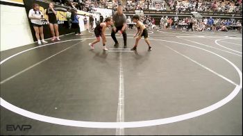 70 lbs Consi Of 4 - Abel Sanchez, OKC Saints Wrestling vs Leona Dooley, Darko Valley Wolfpak