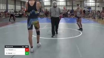 132 lbs Round Of 16 - Landen Parent, Kwa vs Kameron Hanel, Team Vision Quest
