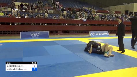 Zachary Scott Kram vs Joshua Couch Nichols 2024 Pan IBJJF Jiu-Jitsu No-Gi Championship