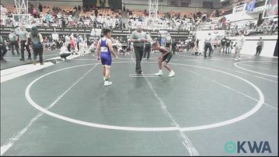 80-85 lbs Consi Of 8 #2 - Cade Surrell, D3 Wrestling Cluib vs Trevor Thomas, Chickasha Wrestling