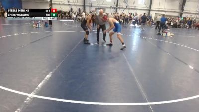 Silver 141 lbs Champ. Round 2 - Chris Williams, North Iowa Area Community College vs Steele Diercks, Wisconsin-Platteville