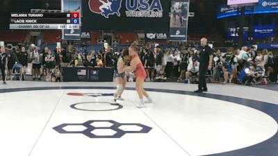 130 lbs Champ. Rd Of 64 - Melania Turano, New York vs Lacie Knick, Ohio