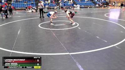 138 lbs Round 3 - Laitenn Braithwait, Columbus vs Jatin Weigel, Norton Community