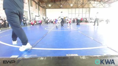 55-61 lbs Final - Hunter Clarke, Claremore Wrestling Club vs Lexton Manning, Bristow Elementary Wrestling Club