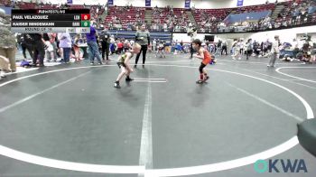 43 lbs Round Of 16 - Paul Velazquez, Lexington Wrestling Club vs Kaiser Mindemann, Darko Valley Wolf Pack