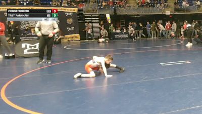 50 lbs Round Of 32 - Conor Sobuto, Great Valley vs Trey Farnham, Mid Valley