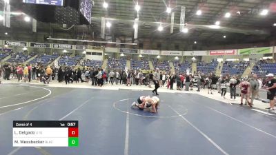 86 lbs Consi Of 4 - Luis Delgado, U Town Hammers vs Maddox Wessbecker, Black Fox Wr Ac