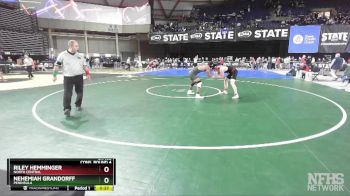 3A 150 lbs Cons. Round 4 - Riley Hemminger, North Central vs Nehemiah Grandorff, Peninsula