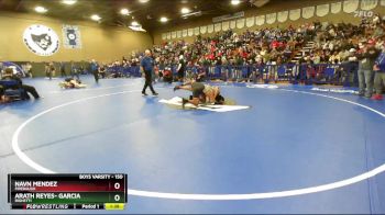 150 lbs Champ. Round 2 - Arath Reyes- Garcia, Righetti vs Navn Mendez, Firebaugh