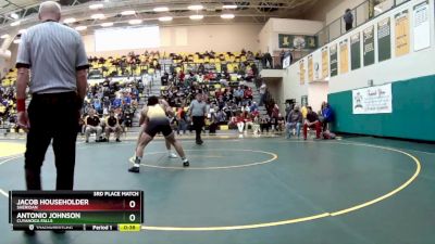 150 lbs 3rd Place Match - Jacob Householder, SHERIDAN vs Antonio Johnson, CUYAHOGA FALLS