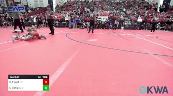 88 lbs Rr Rnd 5 - Hattie Foust, Tuttle Wrestling vs Coralena Voss, Skiatook Youth Wrestling