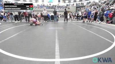112 lbs Quarterfinal - Raife Schwark, Cowboy Wrestling Club vs Andrew Burchardt, Perry Wrestling Academy