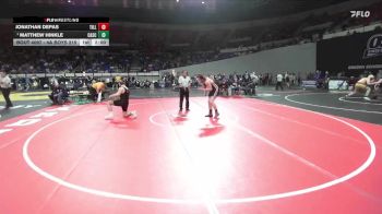 4A Boys 215 lbs Champ. Round 1 - Matthew Hinkle, Cascade Boys vs Jonathan Depas, Tillamook Boys