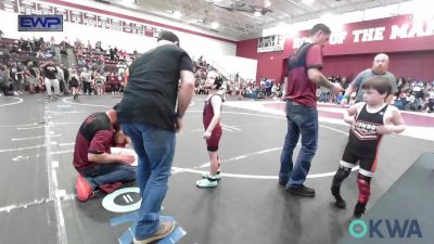 55 lbs Quarterfinal - Cody Womack, Perry Wrestling Academy vs Garrett Doyle, Cowboy Wrestling Club