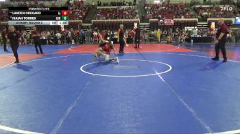 144 lbs Champ. Round 2 - Landen Odegard, Falls Academy vs Isaiah Torres, Magic City Wrestling Club