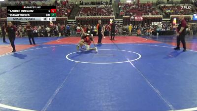 144 lbs Champ. Round 2 - Landen Odegard, Falls Academy vs Isaiah Torres, Magic City Wrestling Club