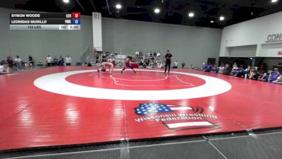 100 lbs Symon Woods, Illinois Freestyle vs Leonidas Murillo, Pennsylvania Blue