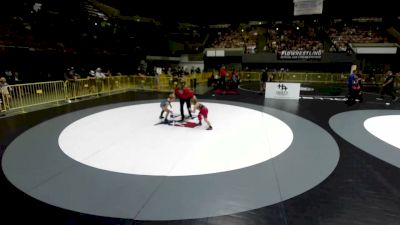 70 lbs Cons. Quarters - Bodie Danz, Bruin Elite Wrestling Club vs Rosalie Faulkner, Ceres Pups Wrestling Club