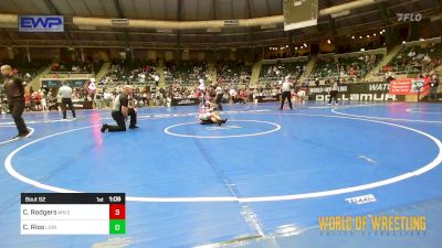 76 lbs Round Of 16 - Cameron Rodgers, MN Elite vs Cameron Rios, Lions Wrestling Academy