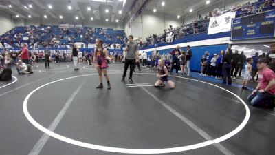 88 lbs Rr Rnd 1 - Kaydence Langford, ARDMORE TAKEDOWN CLUB vs Grayson Hazen, Woodland Wrestling Club