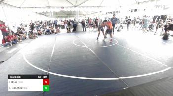 215 lbs Semifinal - Ian Hook, Cobbler Kids Wrestling vs Esteban Sanchez, Snchez Club