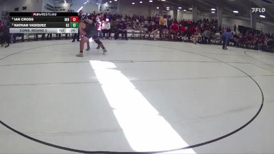 223 lbs Cons. Round 2 - Nathan Vasquez, Kearney Catholic vs Ian Cross, Nebraska
