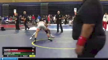 132 lbs Semifinal - Damian Mendez, Dodge City vs Dominic Hargrove, Discovery Canyon
