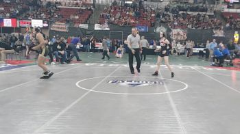 G - 110 lbs Champ. Round 2 - Sophia Catt, Billings Senior High School (Girls) vs Payten Van Pelt, Billings West (Girls)