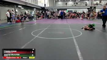 48 lbs Round 5 (8 Team) - Tyanna Evans, 84 Athletes vs Easton DeLauter, Revival