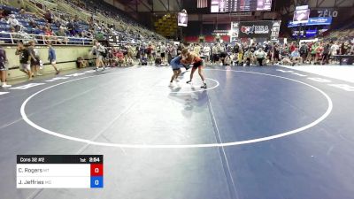 132 lbs Cons 32 #2 - Cole Rogers, MT vs Javarien Jeffries, MO