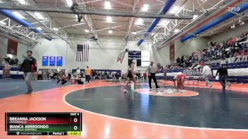 130 lbs Cons. Round 2 - Breanna Jackson, Jacksonville vs Bianca Arredondo, Naperville (Central)