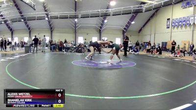 180 lbs Round 2 - Shanielah Kirk, Bethany College vs Alexis Wetzel, Mount Union University