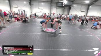 160 lbs Cons. Semi - Tyson Brantley, Toombs County vs Toby House, Northeast Georgia Mat Monstars