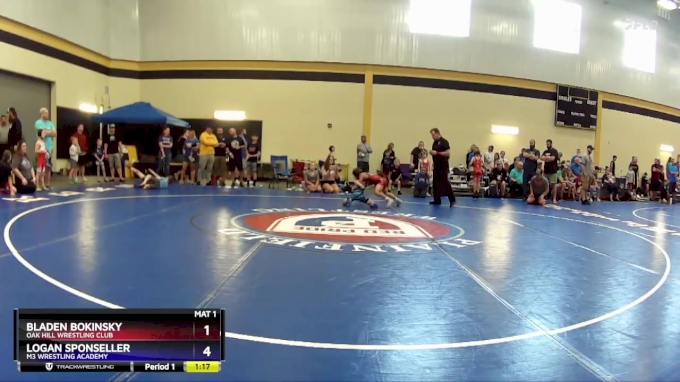 59 lbs Quarterfinal - Bladen Bokinsky, Oak Hill Wrestling Club vs Logan ...