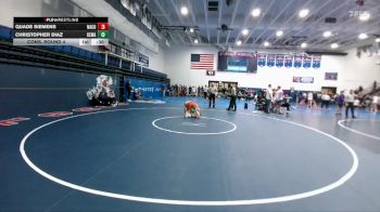 144 lbs Cons. Round 4 - Christopher Diaz, Kelly Walsh vs Quade Siemens, Natrona County