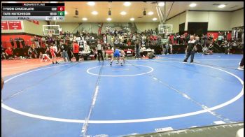 86 lbs Final - Tyson Chuculate, Coweta vs Tate Hutchison, Woodland Boys