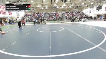 Boys 138 lbs Cons. Round 2 - Colin Chung, Menlo-Atherton Boys vs Seth Hendersen, Live Oak Boys