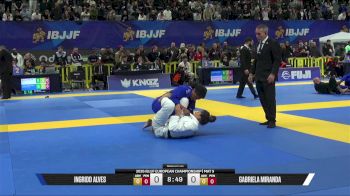 Gabriela Miranda vs Ingridd Alves 2026 European Jiu-Jitsu IBJJF Championship